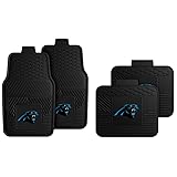 Fanmats Carolina Panthers Set of 4 Car Mats for