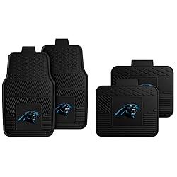 Fanmats Carolina Panthers Set of 4 Car Mats for