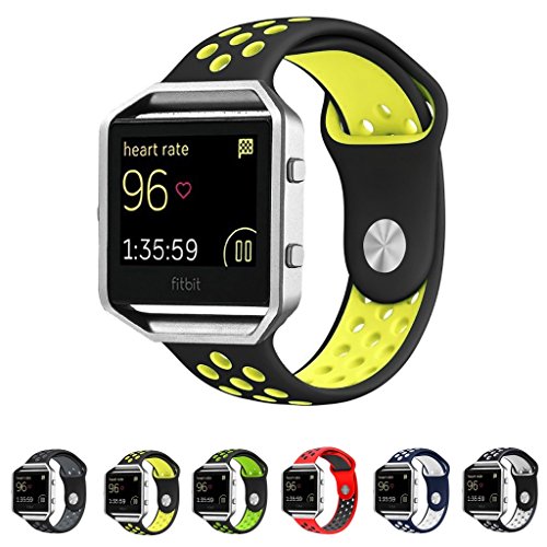 StrapsCo Silicone Sport Watch Band Strap for Fitbit Blaze - Small/Large