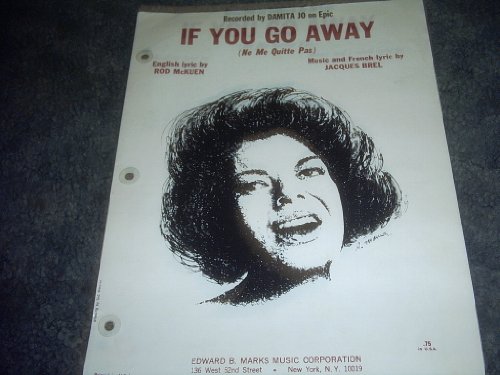 If YOU Go Away Sheet Music (DAMITA JO)