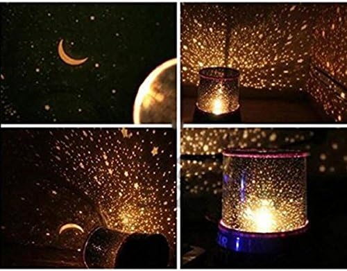 Rainbow Love Colorful Twilight Romantic Sky Star Master Projector Lamp Starry LED Night Light Kids Bedroom Bed Light