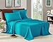 Honeymoon 1800 Brushed Microfiber Bed Sheet Set, Ultra Soft, Twin - Blue