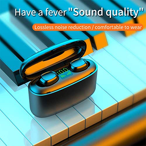 EKUPUZ Wireless Earbuds G5S TWS Bluetooth 5.0 in-Ear Stereo IPX7 Waterproof Wireless Headphones 12Hours Playing Time Bluetooth Earbuds Built-in Mic Twin Mode