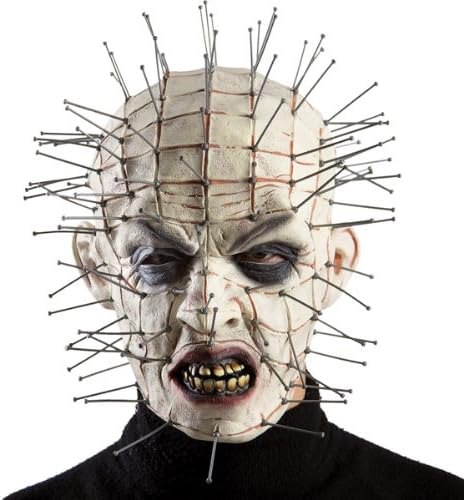 Carnival Toys 1653 Latex Mask, Horror Nail in Head, Brown/Red