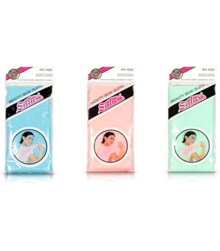 Amazon.com: Salux Nylon Japanese Beauty Skin Bath Wash Cloth/towel