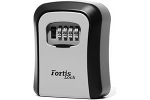 Lock Box – Large Key Safe Box with Resettable Combination | Heavy-Duty Outdoor Key Lockbox | Weatherproof Wall-Mount Security