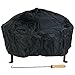 Sunnydaze 30 Inch Bravado Mesh Wood Burning Fire Pit with Spark Screen