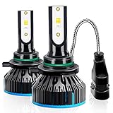 VoRock8 9012 6400LM Led High Beam Light, Low Beam Headlight, Dual Beam Headlights for Projector Headlamps, Halogen Stock Replacement, 6500K Xenon White, 1 Pair
