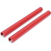 Car Grille Insert Trim, 2 Pcs PVC Grille Stripe Trims Decoration Replacement for 1 2 3 4 5 6 7 Series F20 F22 F30 G30 G11(red