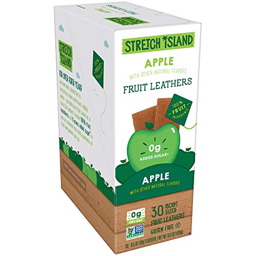 Stretch Island Original Fruit Leather, Apple, 0.5 Ounce Leathers, 30