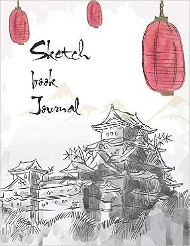Sketch Book Journal Sketch House Japanese Cover White
