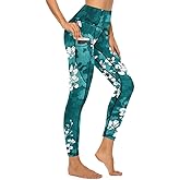 KevaMolly Women's Workout Leggings with Pockets - Thick, High-Waist, 4-Way Stretch Running Yoga Pants