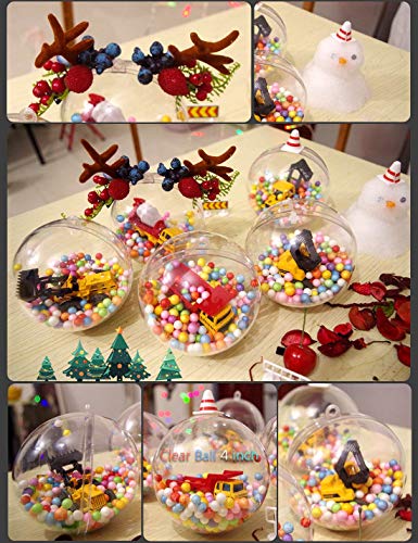 U DREAM Construction Vehicles for Kids Toys, 5 Assorted Mini Diecast Trucks Excavator Loader Bulldozer Dump Cement Mixer, Tiny Toys for Toddlers Boys and Girls, Construction Cake Topper Party Favors