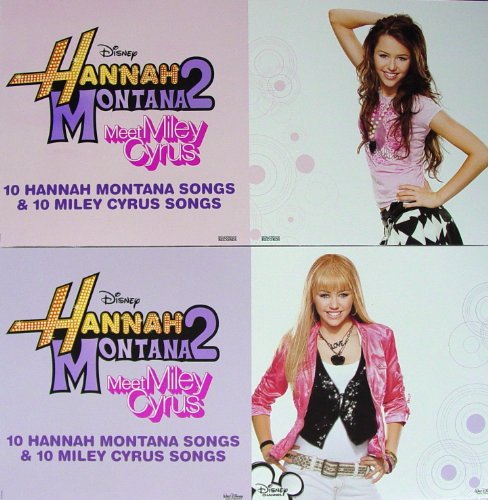 Hannah Montana 2 Meet Miley Cyrus Two Sided Poster New Rare Miley Cyrus Miley Stewart Billy