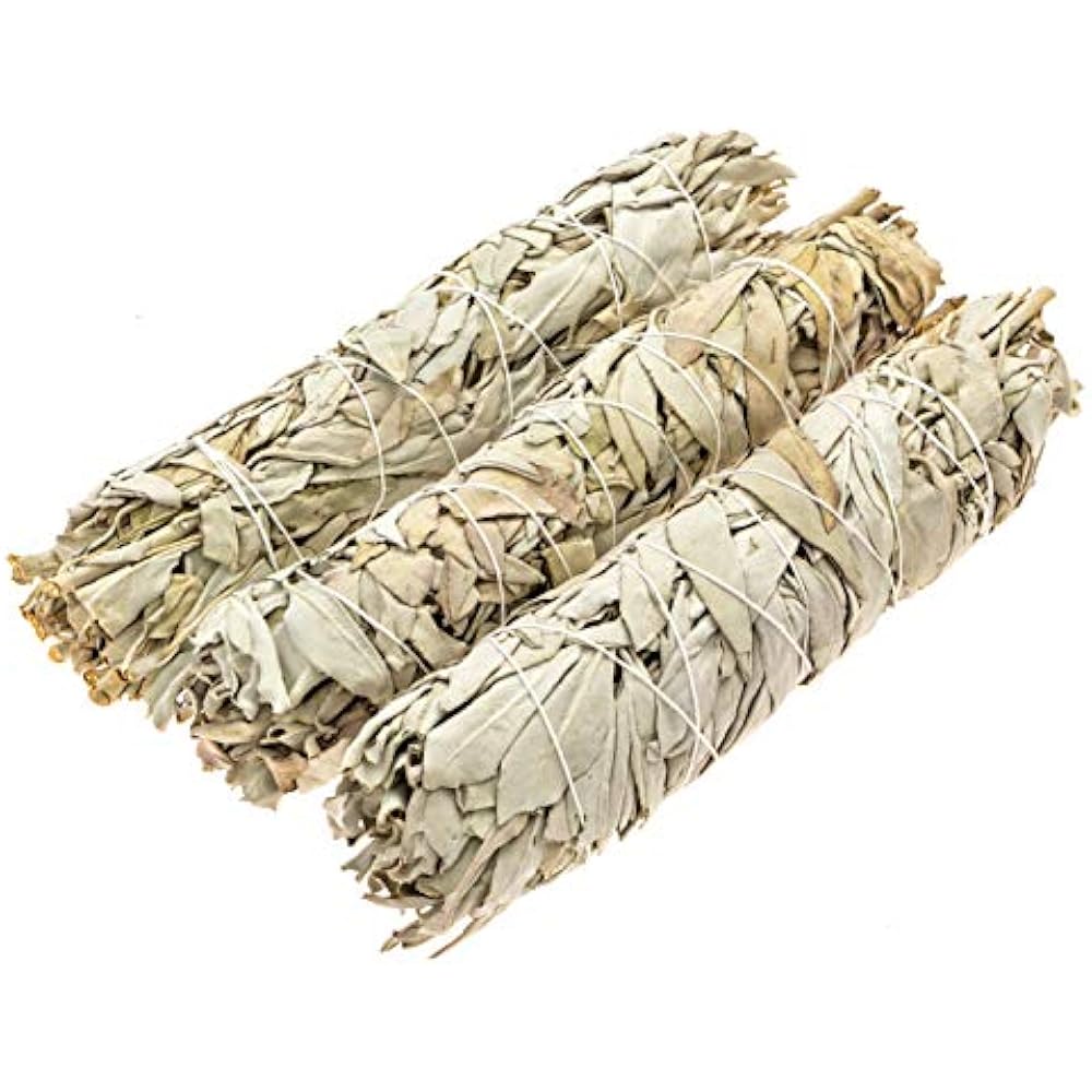 3 Incense Premium California White Sage, Each Stick Approximately 8