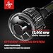 AUXITO Automobile 9006 (HB4) LED Headlight Bulbs 72W 8000Lms Per Pair Super Bright 6500K Cool White All-in-One Low Beam Conversion Kit