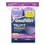 GoodNites Tru-Fit Starter Kit Girl, 2 underwear, 5 disposable inserts, Small/Medium