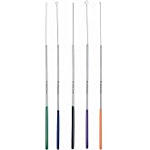 PakCan Reusable Inoculating Loops Set - Cell Streaking Tools Perfect for Bacteria Cell Tissue Culture (5 Pack)