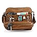 Oct17 Men's Vintage Canvas Crossbody Bag Shoulder Casual Handbag School Messenger Bags Satchel - Coffee