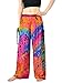 Orient Trail Women's Bohemian Yoga Tie-dye Wide Leg Palazzo Pants M/L Nebula Pink