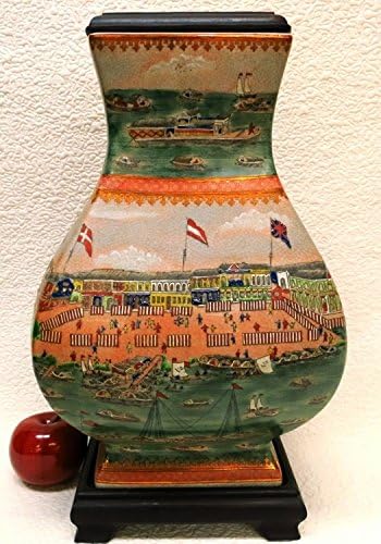 Thirteen Factories Chinese Porcelain Vase 14"