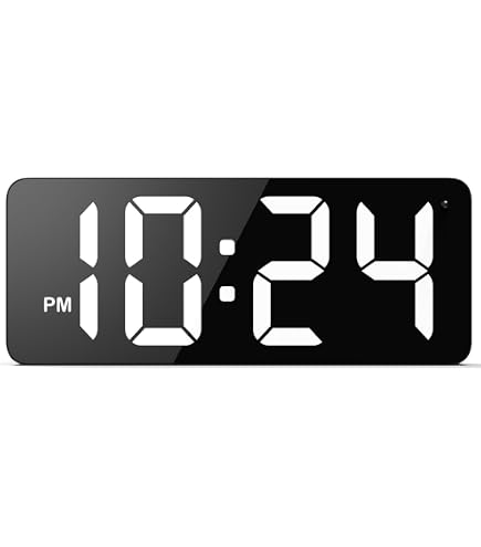 Horloge Triaxiale Imprimée 3D PLA - Affichage Numérique Rotatif, Design Géométrique - Décoration Bureau, Salon, Chambre