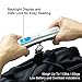 Camry Luggage Scale 110 Lbs Capacity Large and Blue Backlight LCD Display New Arrival, Silver, One Size