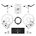 AFTERPARTZ NV-5 G3/ HS1 Bike Disc Brake Kit Front + Rear Rotor (NV-5 HS1 White Kit with Handle)