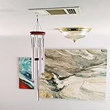 MAGGIFT Wind Chime Metal Tube Wind Chimes Grace Chime 22-inch (Silver)