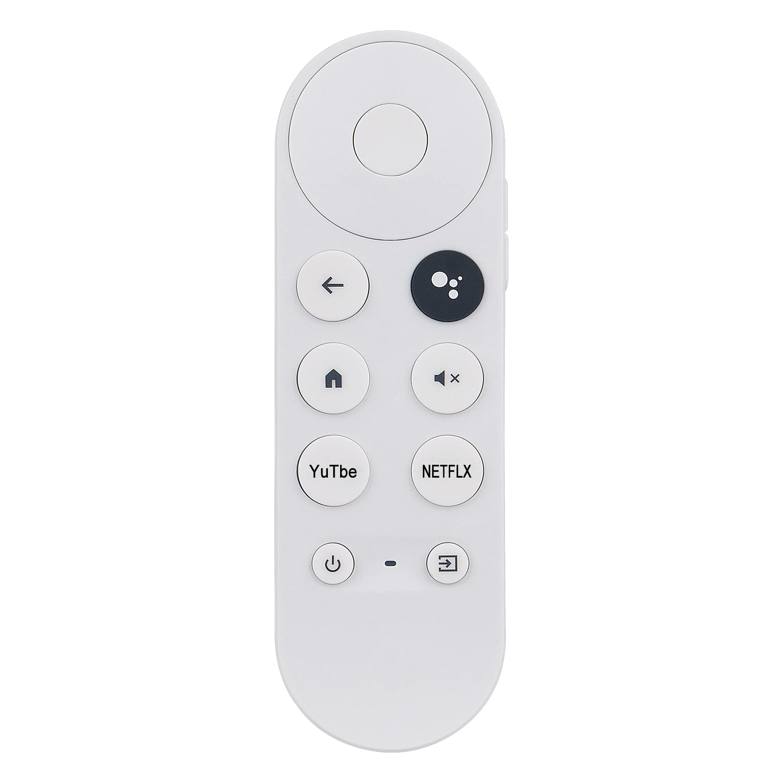 VINABTY Replacement Voice Remote Control fit for Google Chromecast 4k Snow Streaming Media Player,G9N9N,GA02464-US,GA01920-US,GA01923-US,GA01919-US