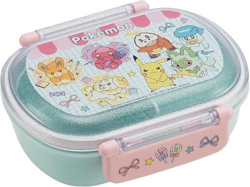 スケーター(Skater) 弁当箱 子供 360ml ふわっと盛れるフタ 日本製 ランチボックス 1段 食洗機対応 レンジ対応 ポケモン ポッピングアップ QAF2BAAG-A