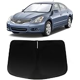 PAIMOHO Windshield Sun Shade for Nissan Altima 2007-2018, Car Front Window Sunshade with 240T Sun Visor Protector Blocks UV Rays Heat Sun Shield Accessories