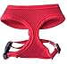 FUNPET Soft Mesh Dog Harness No Pull Comfort Padded Vest for Small Pet Cat and Puppy Red XS