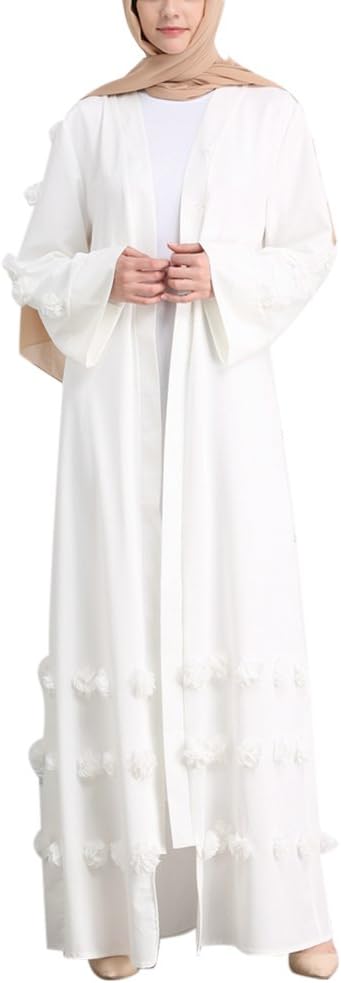 Laides Kaftan Tunic Vintage Long Abaya Maxi Dress Evening Gown Muslims Islamic Robe