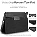 KAVAJ Case Leather Cover Berlin Works with Apple iPad 4, iPad 3, iPad 2 Black Genuine Cowhide Leather with Built-in Stand Auto Wake/Sleep Function. Slim Fit Smart Folio Covers
