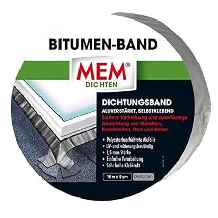 MEM 500483 Bitumen-B and blei 7,5 cm x 10 m