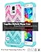 Galaxy S5 Case w/[Screen Protector Premium Clear], NageBee Glitter Diamond Hybrid Protective Cover [Shiny Studded Rhinestone Bling] Sparkle Shiny Girls Cute Case Designed for Samsung Galaxy S5 -Wave