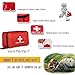 Best The Seller Emergency First Aid Kit 180 piece Medical Supplies Survival Bag for Car Travel Waterproof Emergency Box Outdoor Auto Camping Office Sports and Home