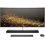 HP ENVY 34-b010 34-inch Curved All-in-One Computer (Intel Core i7-7700T, AMD Radeon RX 460, 16GB RAM, 1TB hard drive, 256GB SSD, Windows 10), Silver