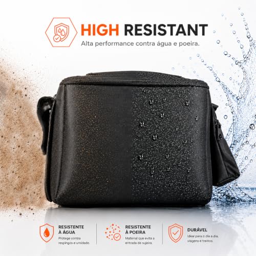 Case Bag Bisbel Compatível BandBox Trio Caixa Som Bluetooth Proteção Total Portátil Premium Resistente