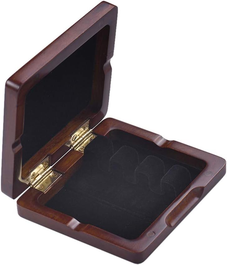 PKA - Caja de Madera para cañas, Color Granate Tallado a Mano ...
