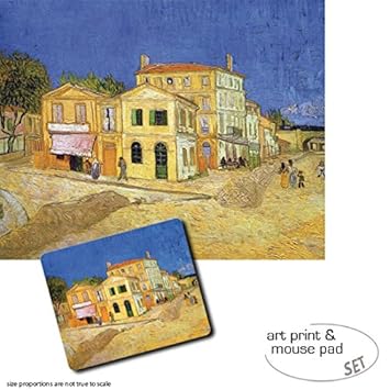 Geschenkset 1 Poster Kunstdruck 50x40 Cm 1 Mauspad 23x19 Cm