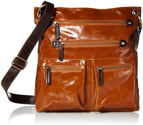 Shiraleah Harper Crossbody Bag, Saddle