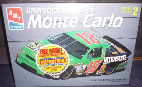 #8186 AMT/Ertl Bobby Labonte #18 INterstate Batteries Monte Carlo 1/25 Scale Plastic Model Kit,Needs Assembly by AMT Ertl