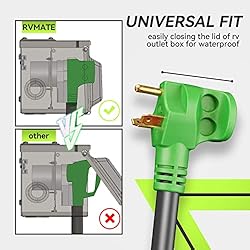 RVMATE 30 Amp 15 Feet RV Power Extension Cord with