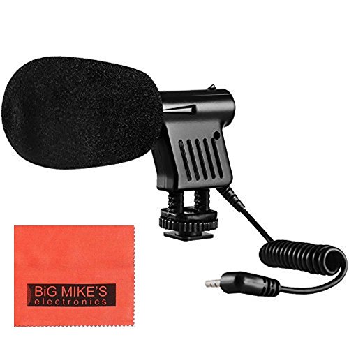 Mini Zoom Video Camera Shotgun Microphone for Sony Alpha SLT-A33, A35, A55, A58, A65, A7, A7R, A77, A77II, A99, DSLR330L Digital SLR Cameras - Thumbnail 4