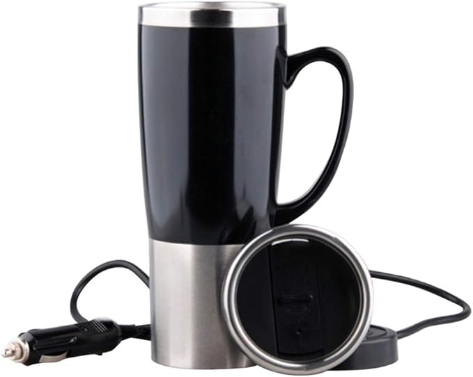BESPORTBLE 12V 500ml Car Electric Kettle Portable Stainless