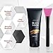 Aliceva Black Mask, Blackhead Remover Mask, Charcoal Peel Off Mask, Charcoal Mask, Charcoal Face Mask for All Skin Types with Brush - 50 Gram Pack
