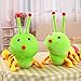 3 otters Plush Toy, 31.5”Colorful Caterpillars Toy Stuffed Animal Travel Toy