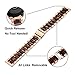 Galaxy Watch 42mm / Active 2 40mm 44mm Rose Gold Women Bands, TRUMiRR 20mm Stainless Steel & Resin Watchband Quick Release Strap Bracelet Wristband for Samsung Gear S2 Classic, Garmin Vivoactive 3